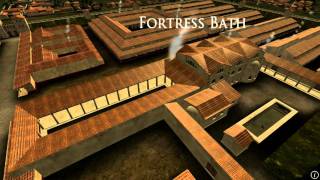 Animation of ancient Roman Fort in Caerleon Wales [upl. by Colburn]