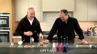 How to make a frappé coffee using an aerolatte milk frother [upl. by Maitilde]