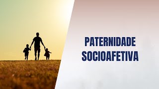 Paternidade socioafetiva [upl. by Ng]