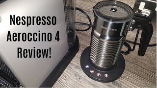 Nespresso Aeroccino 4 Milk Frother Review  Worth upgrading from the Aeroccino 3 [upl. by Vudimir]