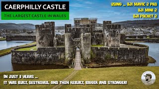 Caerphilly Castle  The Largest in Wales 2nd in Britain [upl. by Anikehs]