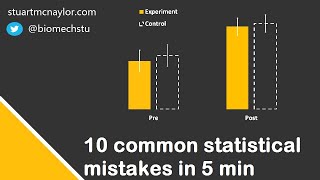 Ten Statistical Mistakes in 5 Min [upl. by Aramanta139]