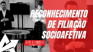 DIREITO DE FAMÍLIA Reconhecimento de filiação socioafetiva [upl. by Nyllek889]