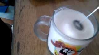 Aerolatte Review Frothing Cold Milk In Under 1 Minute [upl. by Fabria564]