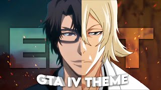 Aizen x Urahara  GTA IV Theme Edit [upl. by Naerad]